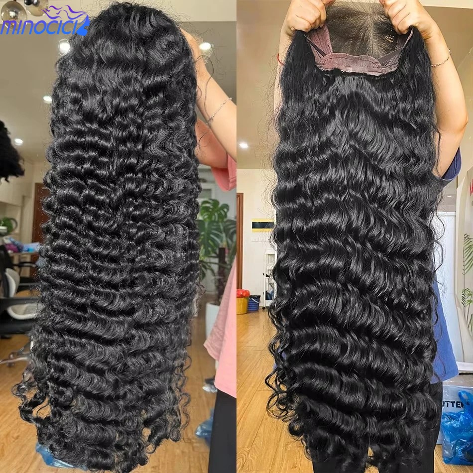 Glueless Wear And Go Human Hair Wig - 컬리 4x4, 5x5, 접착제 없이 착용