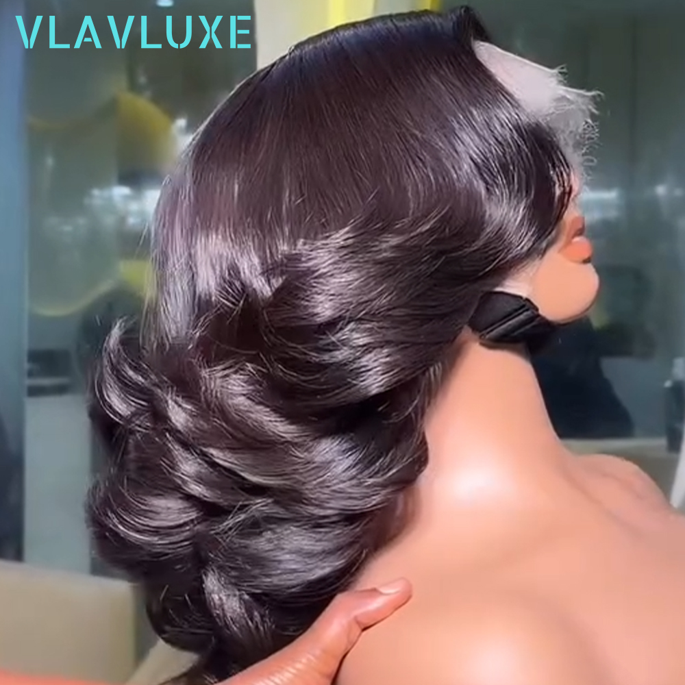 레이어드 컷 400 밀도 100% 인모 가발 슈퍼 더블 - Hd Lace Frontal Wig Human Hair Pre Plucked 리뷰 및 가격