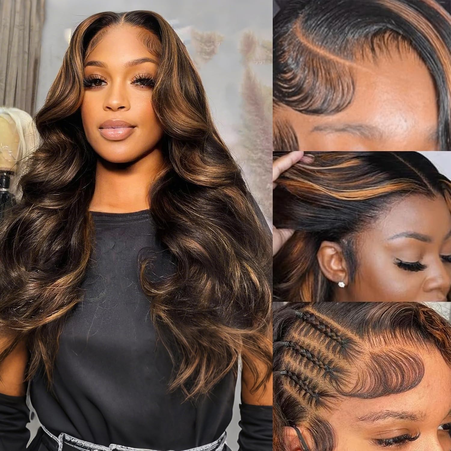 P1B/30 가발 100% 인모 글루리스 가발 인모 9 - Lace Front Wigs 리뷰 및 가격